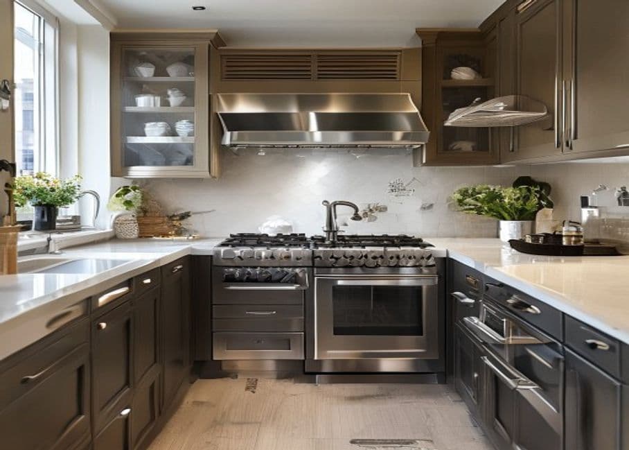 Чистая ванная и зона санузла после генеральной уборки.